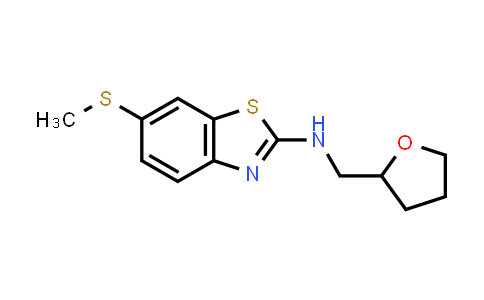 CAS No. 1350988-96-3, 6-(Methylthio)-N-(tetrahydrofuran-2-ylmethyl)-1,3-benzothiazol-2-amine