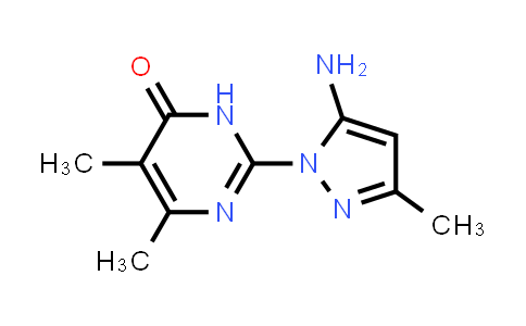 CAS No. 1350989-15-9, 2-(5-Amino-3-methyl-1H-pyrazol-1-yl)-5,6-dimethylpyrimidin-4(3H)-one