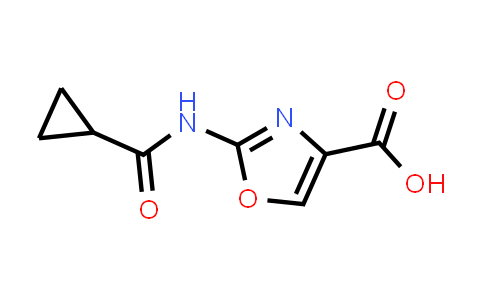 CAS No. 1350989-20-6, 2-[(Cyclopropylcarbonyl)amino]-1,3-oxazole-4-carboxylic acid