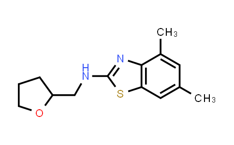 CAS No. 1350989-21-7, 4,6-Dimethyl-N-(tetrahydrofuran-2-ylmethyl)-1,3-benzothiazol-2-amine