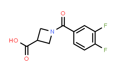 CAS No. 1350989-23-9, 1-(3,4-Difluorobenzoyl)azetidine-3-carboxylic acid