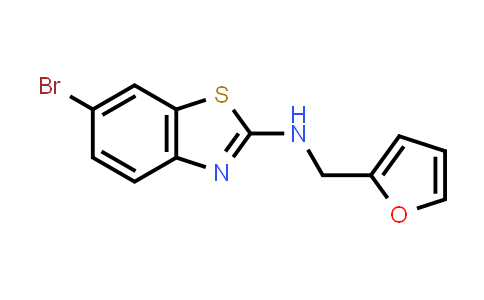 CAS No. 1350989-26-2, 6-Bromo-N-(furan-2-ylmethyl)benzo[d]thiazol-2-amine