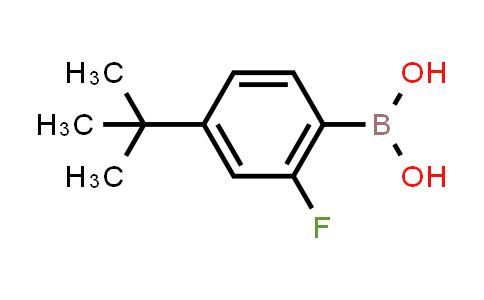 CAS No. 1351117-52-6, (4-(tert-Butyl)-2-fluorophenyl)boronic acid