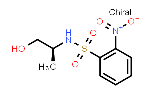 CAS No. 1351395-66-8, N-[(2S)-1-Hydroxypropan-2-yl]-2-nitrobenzenesulfonamide