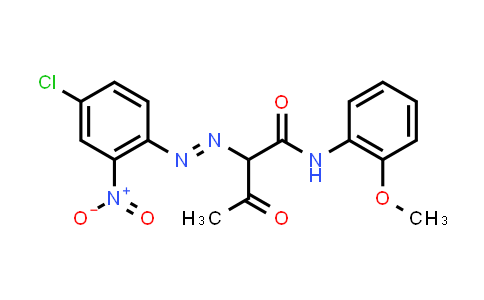 CAS No. 13515-40-7, 2-(4-Chloro-2-nitrophenyl)azo-N-(2-methoxyphenyl)-3-oxobutyramide