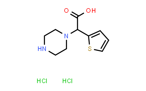 CAS No. 1351581-48-0, Piperazin-1-yl(2-thienyl)acetic acid dihydrochloride