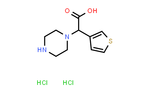 CAS No. 1351582-77-8, Piperazin-1-yl(thiophen-3-yl)acetic acid dihydrochloride