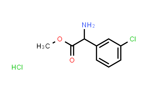 CAS No. 1351586-91-8, Methyl amino(3-chlorophenyl)acetate hydrochloride