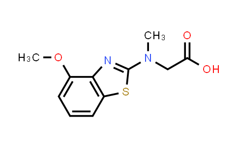 CAS No. 1351597-05-1, N-(4-Methoxy-1,3-benzothiazol-2-yl)-N-methylglycine