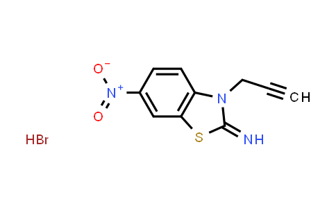 CAS No. 1351597-37-9, 6-Nitro-3-(prop-2-yn-1-yl)benzo[d]thiazol-2(3H)-imine hydrobromide