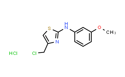 CAS No. 1351602-26-0, 4-(Chloromethyl)-N-(3-methoxyphenyl)-1,3-thiazol-2-amine hydrochloride
