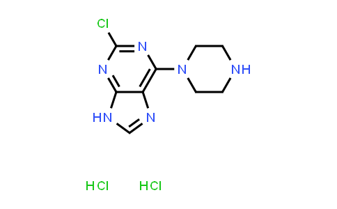 CAS No. 1351612-64-0, 2-Chloro-6-piperazin-1-yl-9H-purine dihydrochloride