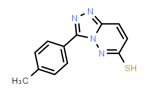 CAS No. 1351620-57-9, 3-(4-Methylphenyl)-[1,2,4]triazolo[4,3-b]pyridazine-6-thiol