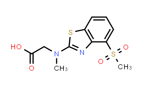 CAS No. 1351632-54-6, N-Methyl-N-[4-(methylsulfonyl)-1,3-benzothiazol-2-yl]glycine