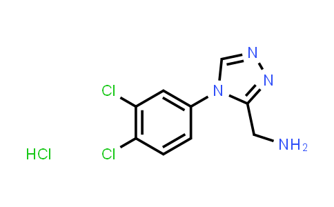 CAS No. 1351632-99-9, (4-(3,4-Dichlorophenyl)-4H-1,2,4-triazol-3-yl)methanamine hydrochloride