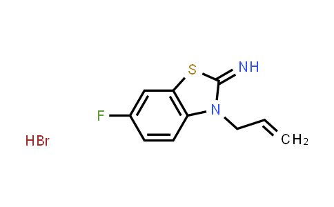 CAS No. 1351643-51-0, 3-Allyl-6-fluorobenzo[d]thiazol-2(3H)-imine hydrobromide