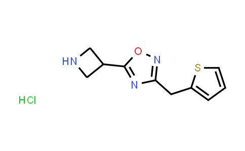 CAS No. 1351644-48-8, 5-Azetidin-3-yl-3-(2-thienylmethyl)-1,2,4-oxadiazole hydrochloride
