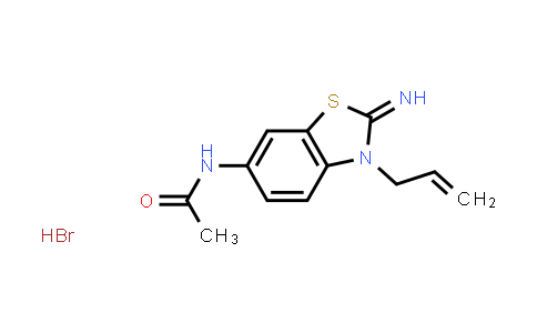 CAS No. 1351645-69-6, N-(3-Allyl-2-imino-2,3-dihydrobenzo[d]thiazol-6-yl)acetamide hydrobromide