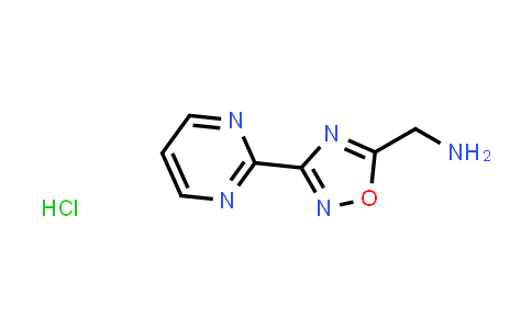 CAS No. 1351646-92-8, [(3-Pyrimidin-2-yl-1,2,4-oxadiazol-5-yl)methyl]amine hydrochloride