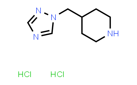 CAS No. 1351659-05-6, 4-(1H-1,2,4-Triazol-1-ylmethyl)piperidine dihydrochloride