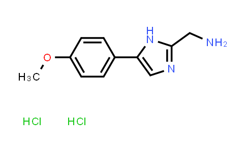 CAS No. 1351661-47-6, (5-(4-Methoxyphenyl)-1H-imidazol-2-yl)methanamine dihydrochloride
