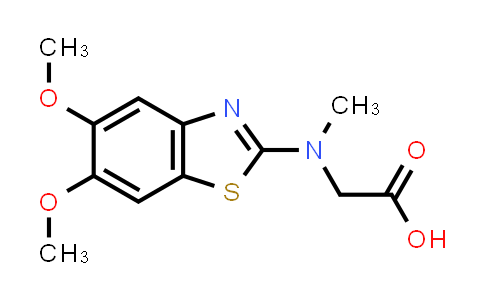 CAS No. 1351661-66-9, N-(5,6-Dimethoxy-1,3-benzothiazol-2-yl)-N-methylglycine