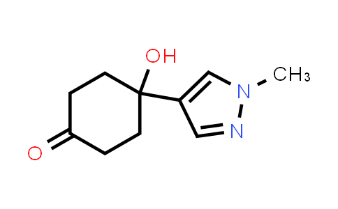 CAS No. 1351990-15-2, 4-Hydroxy-4-(1-methyl-1H-pyrazol-4-yl)cyclohexan-1-one