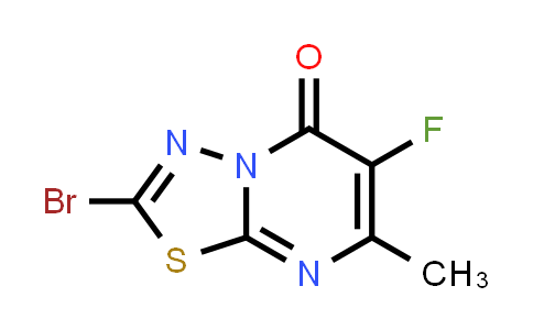 CAS No. 1352052-18-6, 2-Bromo-6-fluoro-7-methyl-5H-[1,3,4]thiadiazolo[3,2-a]pyrimidin-5-one