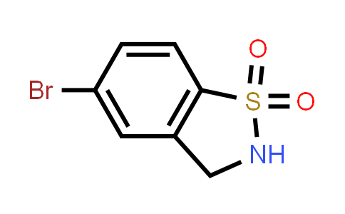 CAS No. 1352152-68-1, 5-Bromo-2,3-dihydrobenzo[d]isothiazole 1,1-dioxide
