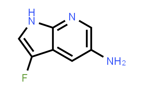 CAS No. 1352394-81-0, 3-Fluoro-1H-pyrrolo[2,3-b]pyridin-5-amine