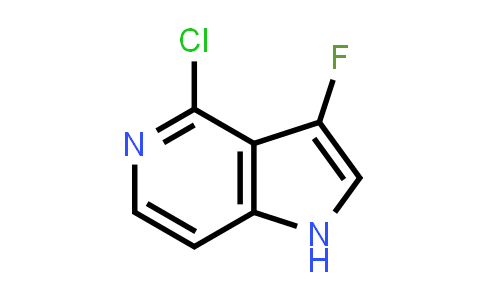 CAS No. 1352395-97-1, 4-Chloro-3-fluoro-1H-pyrrolo[3,2-c]pyridine