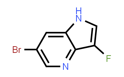 CAS No. 1352397-61-5, 6-Bromo-3-fluoro-1H-pyrrolo[3,2-b]pyridine
