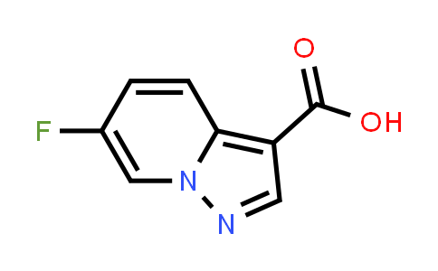 CAS No. 1352625-29-6, 6-Fluoropyrazolo[1,5-a]pyridine-3-carboxylic acid