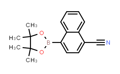 CAS No. 1352794-90-1, 4-(4,4,5,5-Tetramethyl-1,3,2-dioxaborolan-2-yl)-1-naphthonitrile