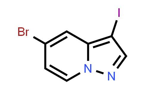 CAS No. 1352881-82-3, 5-Bromo-3-iodopyrazolo[1,5-a]pyridine
