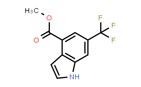 CAS No. 1352905-52-2, Methyl 6-(trifluoromethyl)-1H-indole-4-carboxylate