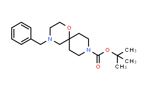 CAS No. 1352926-03-4, tert-Butyl 4-benzyl-1-oxa-4,9-diazaspiro[5.5]undecane-9-carboxylate