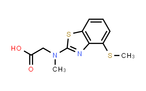 CAS No. 1352999-41-7, N-Methyl-N-[4-(methylthio)-1,3-benzothiazol-2-yl]glycine