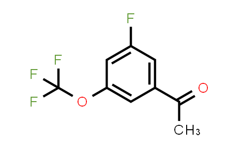 CAS No. 1352999-53-1, 1-(3-Fluoro-5-(trifluoromethoxy)phenyl)ethan-1-one