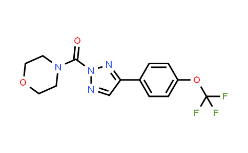 CAS No. 1353092-13-3, Methanone, 4-morpholinyl[4-[4-(trifluoromethoxy)phenyl]-2H-1,2,3-triazol-2-yl]-