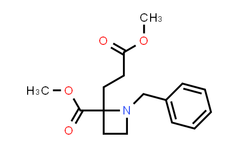 CAS No. 1353160-88-9, Methyl 1-benzyl-2-(3-methoxy-3-oxopropyl)azetidine-2-carboxylate