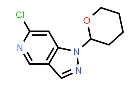 CAS No. 1353637-44-1, 6-Chloro-1-(oxan-2-yl)pyrazolo[4,3-c]pyridine