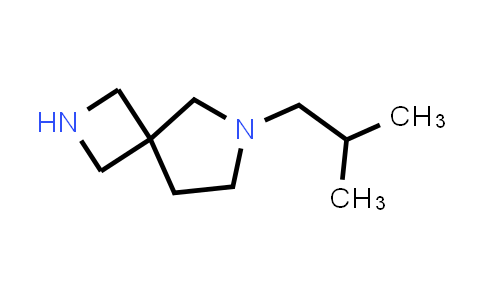 CAS No. 135380-45-9, 2,6-Diazaspiro[3.4]octane, 6-(2-methylpropyl)-