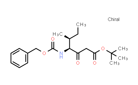 CAS No. 135383-54-9, (4S,5S)-tert-butyl 4-(((benzyloxy)carbonyl)amino)-5-methyl-3-oxoheptanoate