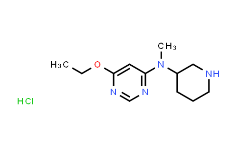 CAS No. 1353955-17-5, 6-ethoxy-N-methyl-N-piperidin-3-ylpyrimidin-4-amine;hydrochloride