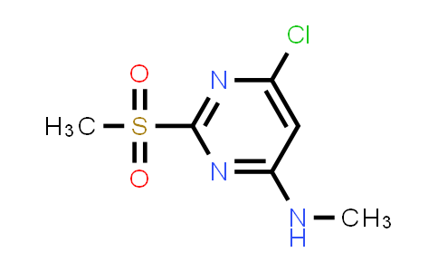 CAS No. 1353973-60-0, 6-Chloro-N-methyl-2-(methylsulfonyl)pyrimidin-4-amine