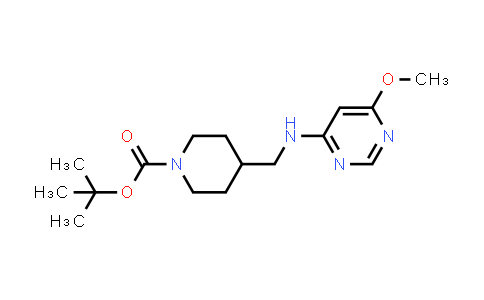 CAS No. 1353980-28-5, 4-[(6-Methoxy-pyrimidin-4-ylamino)-methyl]-piperidine-1-carboxylic acid tert-butyl ester