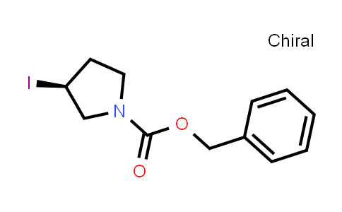 CAS No. 1353996-96-9, benzyl (3S)-3-iodopyrrolidine-1-carboxylate