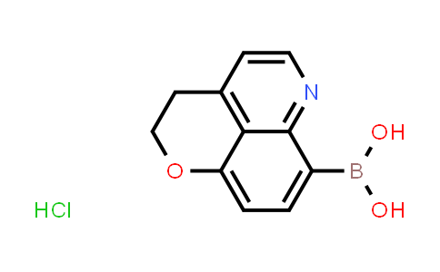 CAS No. 1354190-18-3, (2,3-Dihydropyrano[4,3,2-de]quinolin-7-yl)boronic acid hydrochloride
