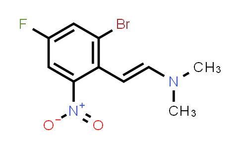 CAS No. 1354219-92-3, 2-(2-Bromo-4-fluoro-6-nitrophenyl)-N,N-dimethylethenamine